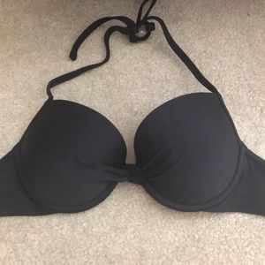 black bikini top